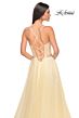 La Femme 32117 Embellished Waist Ruched Corset Dress