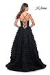 La Femme 32128 Ruffle Skirt Lace Corset Dress