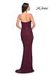 La Femme 32141 Strapless Hot Fix Jersey Dress