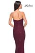 La Femme 32141 Strapless Hot Fix Jersey Dress