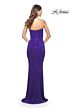 La Femme 32141 Strapless Hot Fix Jersey Dress