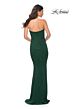 La Femme 32141 Strapless Hot Fix Jersey Dress