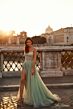 La Femme 32146 Illusion Corset High Slit Embellished Dress