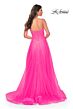 La Femme 32146 Illusion Corset High Slit Embellished Dress
