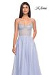 La Femme 32146 Illusion Corset High Slit Embellished Dress
