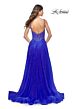 La Femme 32146 Illusion Corset High Slit Embellished Dress