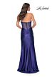 La Femme 32159 Illusion Back Faux Wrap Strapless Dress