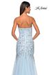 La Femme 32197 Strapless Sweetheart Neckline Floral Dress