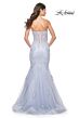 La Femme 32214 Illusion Corset Strapless Mermaid Dress