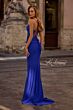 La Femme 32217 Illusion Corset Lace-Up Back Dress
