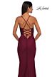 La Femme 32217 Illusion Corset Lace-Up Back Dress