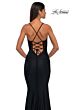 La Femme 32217 Illusion Corset Lace-Up Back Dress