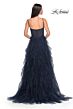 La Femme 32233 Ruffle Skirt Rhinestone Corset Dress
