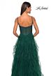 La Femme 32233 Ruffle Skirt Rhinestone Corset Dress