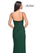 La Femme 32239 Ruched Corset Spaghetti Straps Dress