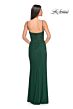 La Femme 32239 Ruched Corset Spaghetti Straps Dress