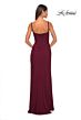 La Femme 32239 Ruched Corset Spaghetti Straps Dress