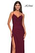 La Femme 32239 Ruched Corset Spaghetti Straps Dress