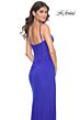 La Femme 32239 Ruched Corset Spaghetti Straps Dress
