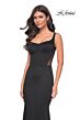 La Femme 32268 Illusion Back Corset Bodice Dress