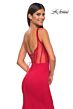 La Femme 32268 Illusion Back Corset Bodice Dress