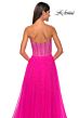 La Femme 32278 High Slit Strapless Sweetheart Neckline Dress