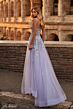 La Femme 32288 Floral Appliques High Slit Dress