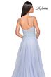 La Femme 32293 Floral Corset High Slit Spaghetti Straps Dress