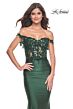 La Femme 32302 Lace Corset Off The Shoulder Dress