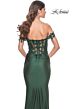 La Femme 32302 Lace Corset Off The Shoulder Dress