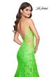 La Femme 32314 Illusion Sides Bare Back Lace Dress