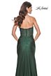 La Femme 32316 Illusion Corset Hot Fix Strapless Dress
