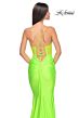 La Femme 32322 Illusion Corset Ruched Skirt Dress