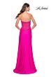 La Femme 32329 Lace Corset Embellished Skirt Dress