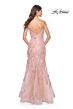 La Femme 32333 Spaghetti Straps Embellished Dress