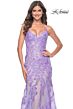 La Femme 32333 Spaghetti Straps Embellished Dress