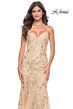 La Femme 32333 Spaghetti Straps Embellished Dress