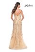 La Femme 32333 Spaghetti Straps Embellished Dress
