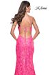 La Femme 32337 Tie Back Vintage Sequin Dress