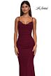 La Femme 32357 Lace Back Peek-A-Boo Neckline Dress