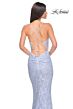 La Femme 32434 Sheer Corset Beaded Lace Dress