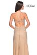 La Femme 32435 Sheer Corset Tie Back Embellished Dress