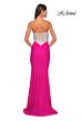 La Femme 32440 Glitter Corset Strapless Sweetheart Neckline Dress