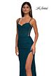 La Femme 32529 Illusion Back Sweetheart Neck Lace Dress