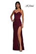 La Femme 32529 Illusion Back Sweetheart Neck Lace Dress