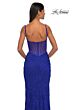 La Femme 32529 Illusion Back Sweetheart Neck Lace Dress