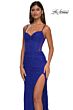 La Femme 32529 Illusion Back Sweetheart Neck Lace Dress