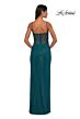 La Femme 32578 Illusion Back Embellished Corset Dress