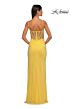 La Femme 32578 Illusion Back Embellished Corset Dress