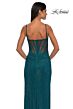 La Femme 32578 Illusion Back Embellished Corset Dress